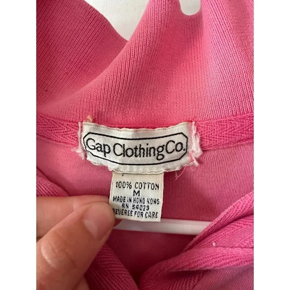 GAP Clothing Co Women’s size Medium pink Polo Shirt - Picture 4 of 6